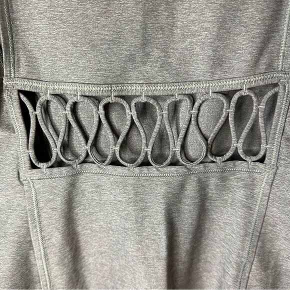 Lululemon Athletica Sweaty Or Not Tank Top Luxtreme Heathered Slate Grey - Picture 4 of 6